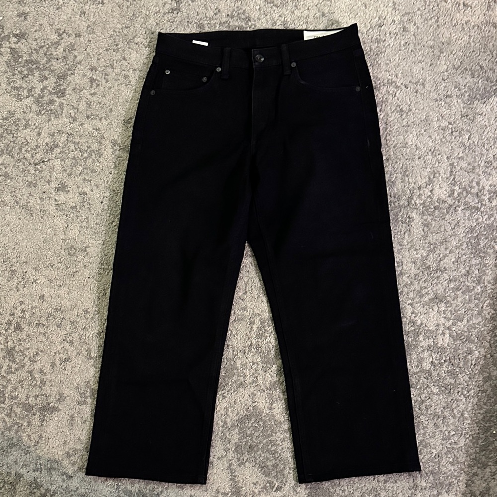 rag & bone Men's Dark Jeans. “Cropped”